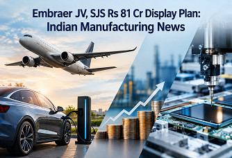 Embraer JV, SJS Rs 81 Cr Display Plan: Indian Manufacturing News Industry Outlook 